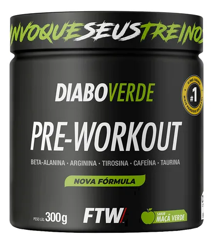 Pré-Treino Workout 300g DIABO VERDE