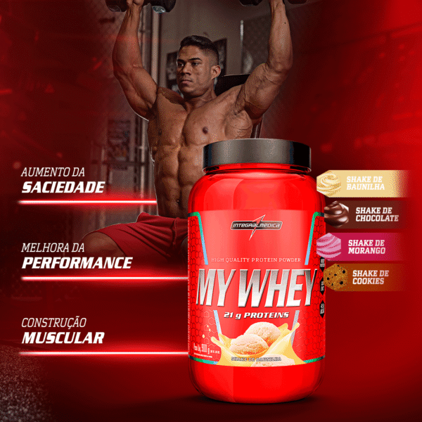 MY WHEY – High quality protein powder 900g - IntegralMedica - Imagem 2