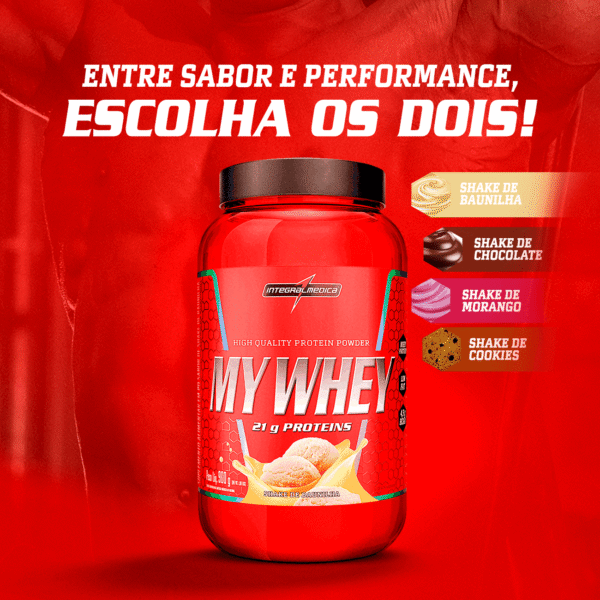 MY WHEY – High quality protein powder 900g - IntegralMedica - Imagem 3