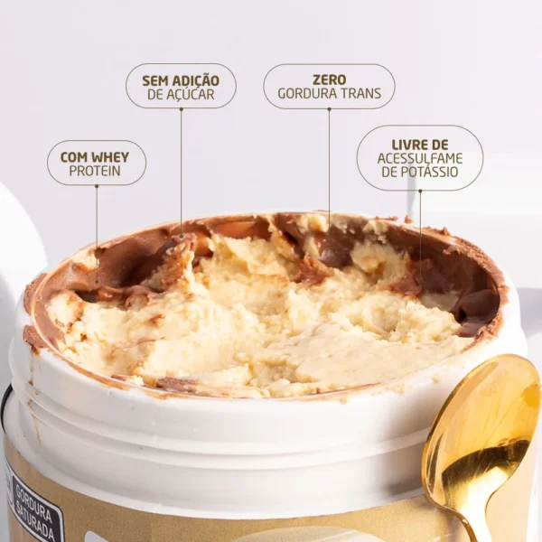 Pasta de Amendoim 600g - Leite Trufado Nutrata - Imagem 4