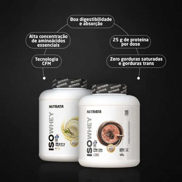 Isolado Whey 1,8kg - Nutrata - Imagem 3