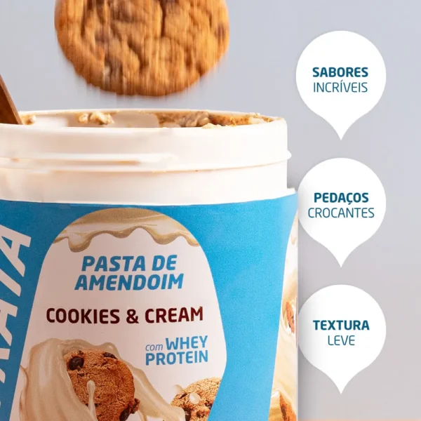Pasta de Amendoim 600g - Cookies Nutrata - Imagem 4