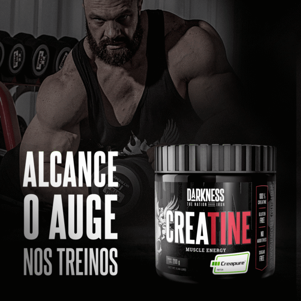 Creatina Creapure 200G - Darkness - Imagem 2