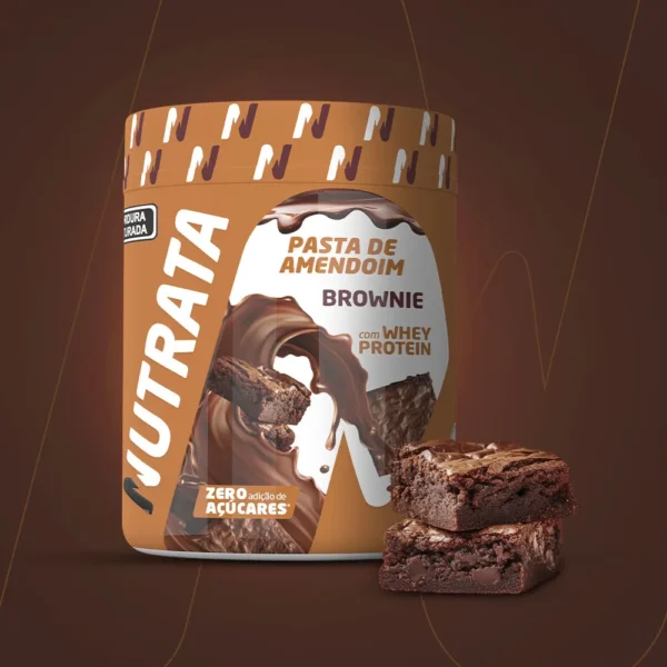 Pasta de Amendoim 600g - Brownie Nutrata - Imagem 2
