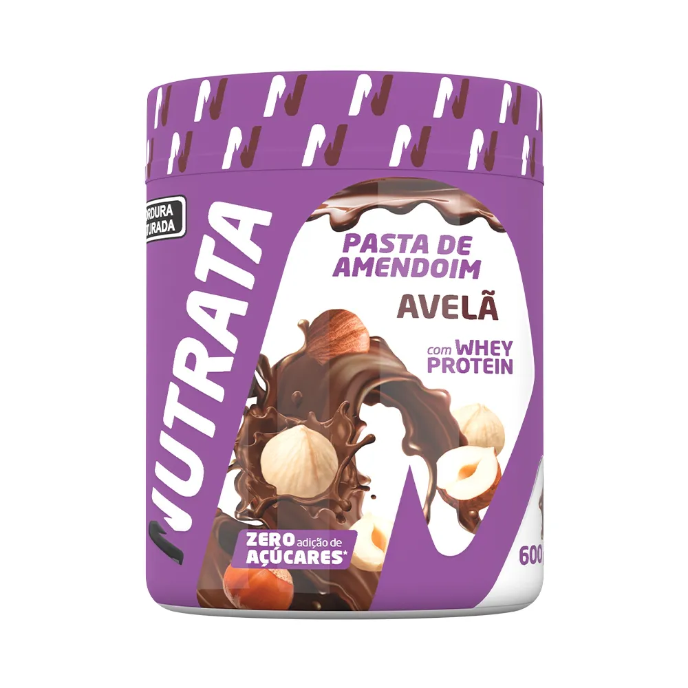 Pasta de Amendoim 600g - Avelã Nutrata