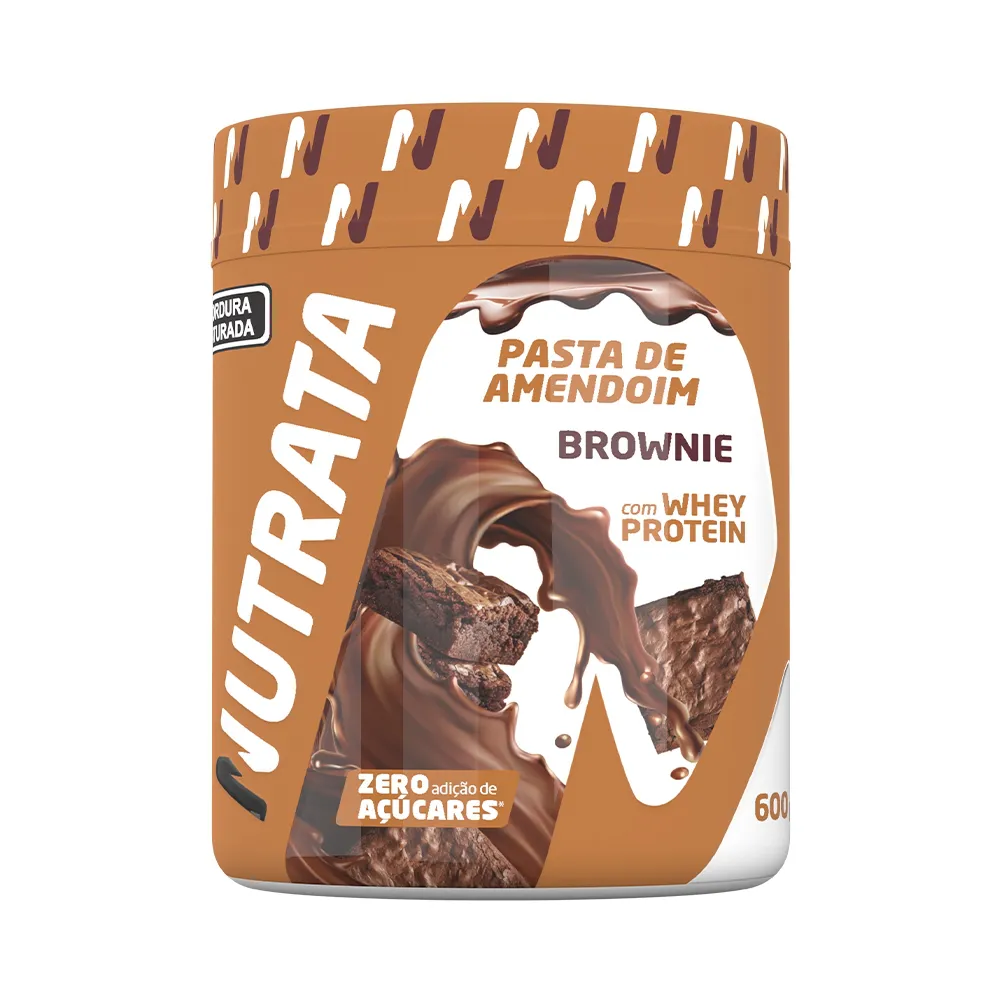 Pasta de Amendoim 600g - Brownie Nutrata