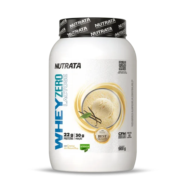 Whey Zero Lactose 900g - Nutrata