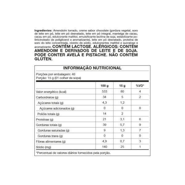 Pasta de Amendoim 600g - Leite Trufado Nutrata - Imagem 6