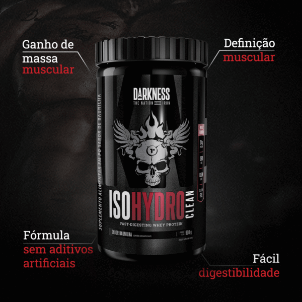 ISOLADO HYDRO-X 900G Darkness - Imagem 4